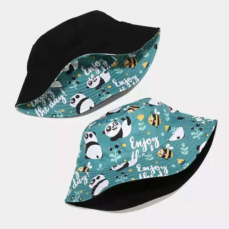 Colorful Fashionable Printed Children Cotton Bucket Hat