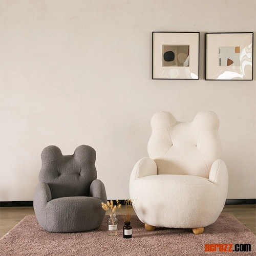 New Modern Design Baby Bear Armchair Hotel Sofa Livingroom Leisure Plush Kids Chair