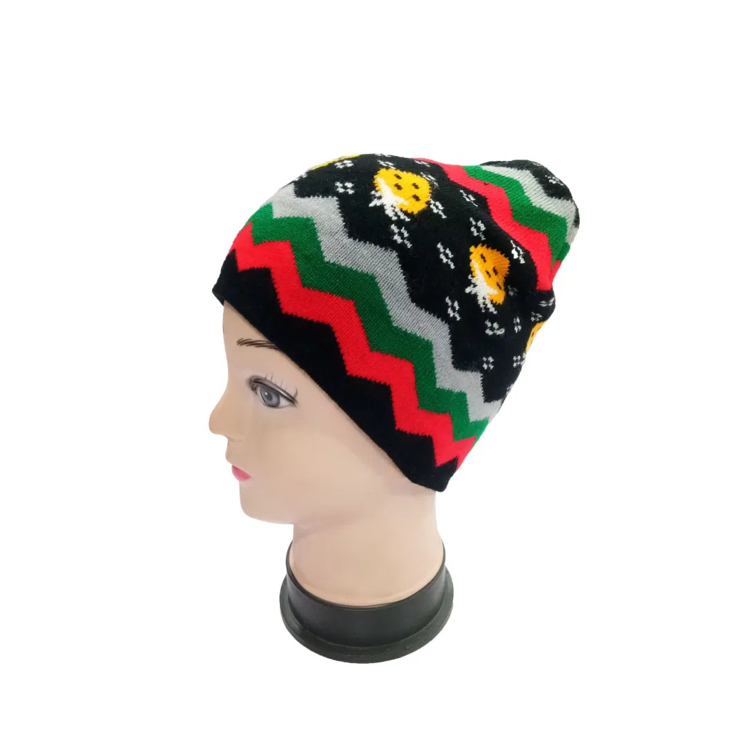 Womens Knitted Winter Hats Fashion Christmas Funny Knitted Hat