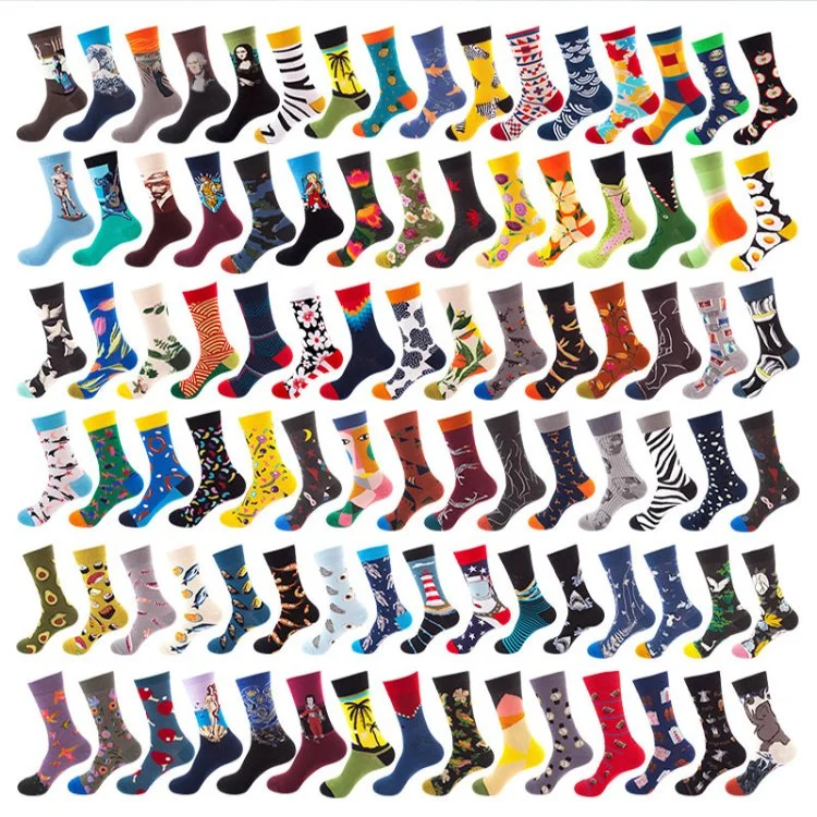 Liou Socks Factry Hot Sell Men′ S and Women′ S Fashion Trend Crew Socks Custom Logo