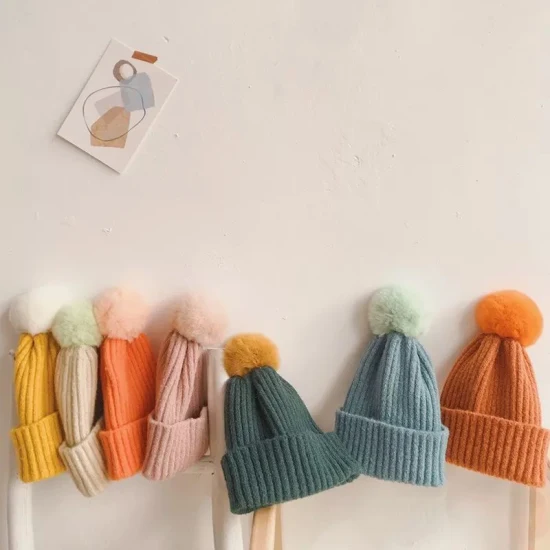 Conjunto de gorro para niños Otoño/Invierno Gorro tejido para bebé Unicornio dinosaurio Guantes cálidos de dibujos animados Gorro de lana