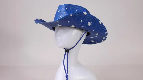 Sombrero de paja lindo de los PP del bebé con la gorra de la sombrilla del niño del lazo de la cinta con el ala de la onda