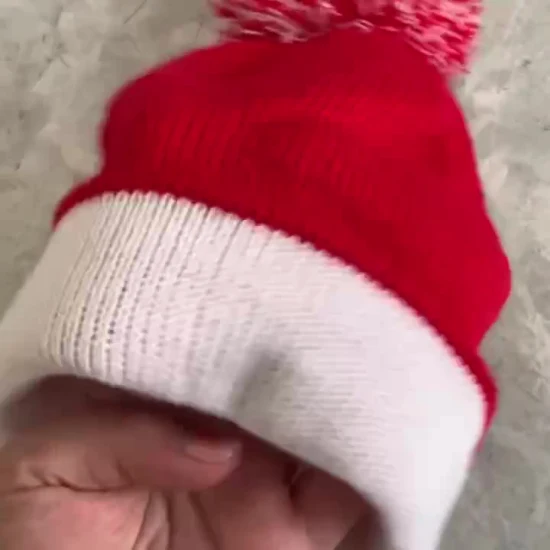 Punto de fábrica Niños en otoño e invierno Girando Gorros de punto con bolas de lana Regalo creativo Gorro de lana Ocio Algodón cálido Vaquero Señoras Bebé Gorro de punto de Navidad