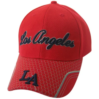 Gorra de béisbol roja con bonito logo Bb248