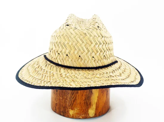 Sombrero de paja del vaquero del partido de la bandera pirata del verano de los niños de encargo con el metal